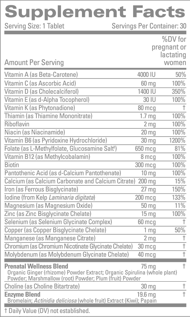 Prenatal Vitamins Once Daily The Honest Company