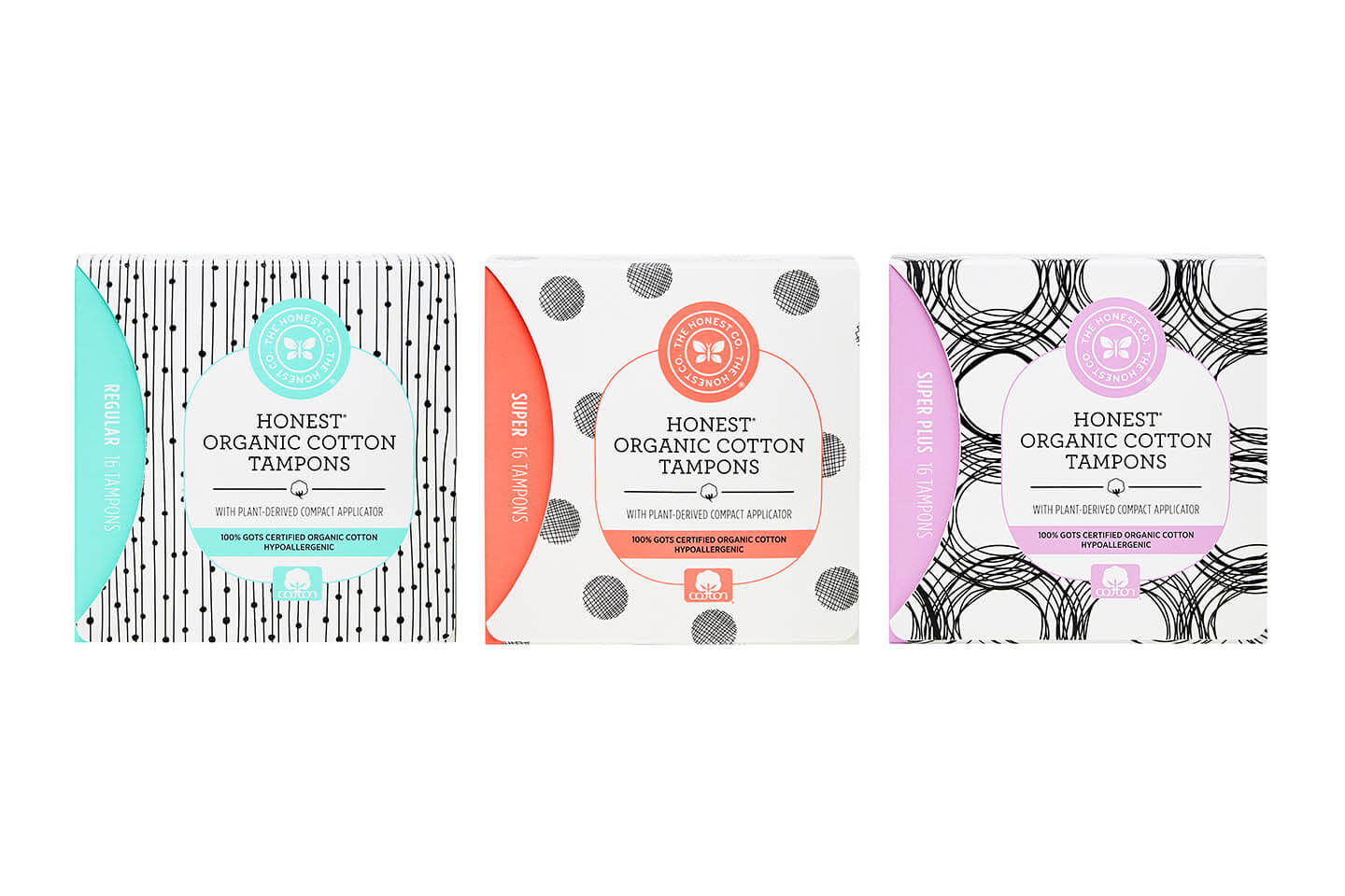 Organic Cotton Tampons With Applicator The Honest Company