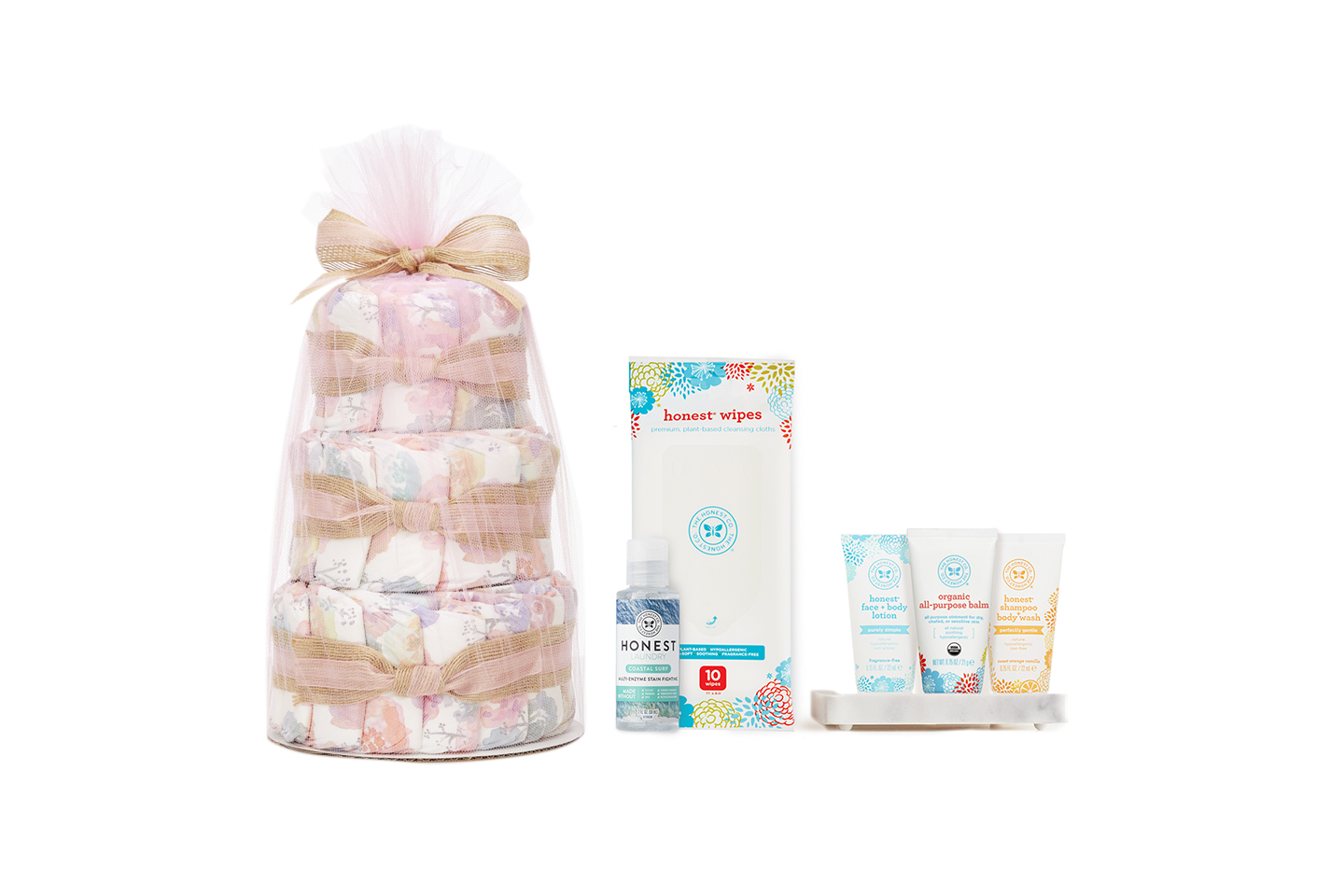 Mini Diaper Cakes For Baby Shower Gifts The Honest Company